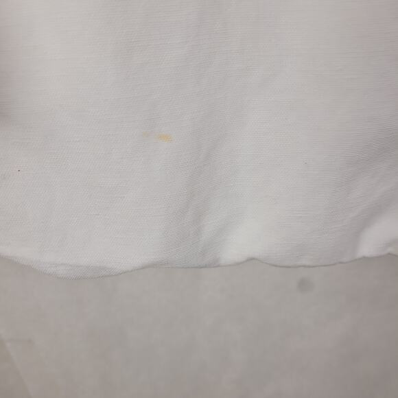 Club Monaco womens double breasted white linen gold button blazer jacket size 6 - Picture 5 of 11